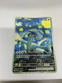 Lugia hp130 Van Gogh Gold Metal Pokemon Card-Collectible Gift Display！ Christmas - Image 4