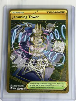 Jamming Tower Destined Rivals Hyper Rare Card #243/182 NM/M Pokemon TCG - Image 1