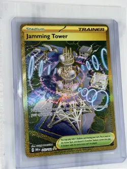 Jamming Tower Destined Rivals Hyper Rare Card #243/182 NM/M Pokemon TCG - Image 2