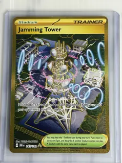 Jamming Tower Destined Rivals Hyper Rare Card #243/182 NM/M Pokemon TCG - Image 3