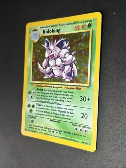 SPANISH Nidoking 11/102 Base Set - Holo Pokemon Card MINT 🔥 - Image 2