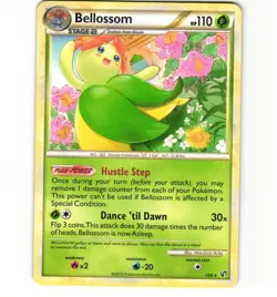 Pokemon Bellossom 1/90 Undaunted HGSS Non-Holo LP Card - Image 1