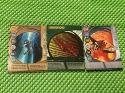 BAKUGAN BATTLE BRAWLERS CARD Lot Of 2 Metallic Cards and 1 No Metallic - Image 1