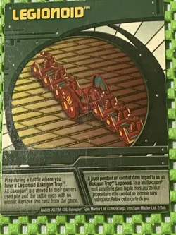 BAKUGAN BATTLE BRAWLERS CARD Lot Of 2 Metallic Cards and 1 No Metallic - Image 3