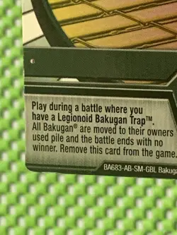 BAKUGAN BATTLE BRAWLERS CARD Lot Of 2 Metallic Cards and 1 No Metallic - Image 4