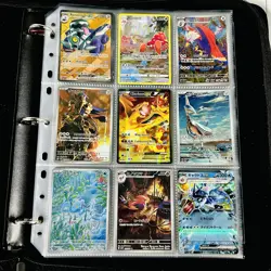 Huge Binder Collection Lot of 170+ Pokemon Card Mixed EX SV Holo Full Art Zard - Image 1