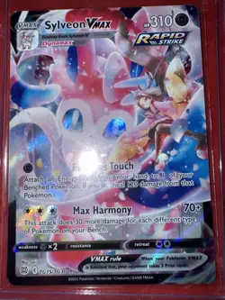 Pokemon English TCG Card Brilliant Stars Trainer Gallery Sylveon VMAX TG15/TG30 - Image 1