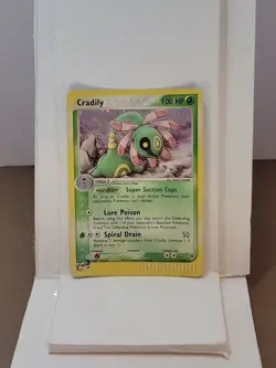 Cradily 3/100 Holo Rare EX Sandstorm E Series Pokemon Card - Image 1