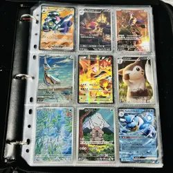 Huge Binder Collection Lot of 170+ Pokemon Card Mixed EX SV Holo Full Art Zard - Image 1