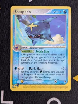 Sharpedo 22/109 Non Holo Rare EX Ruby & Sapphire Pokemon Card 2003 NM - Image 1