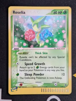 Roselia 9/97 2003 EX Dragon Pokemon Card TCG Nintendo e-Series Holo Rare - Nm - Image 1