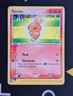 Torchic - 73/109 - Pokemon Ex Ruby & Sapphire Non-Holo Card NM - Image 1