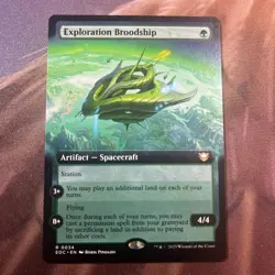 MTG / Exploration Broodship - Extended Art / Nm & Never Played - Image 1