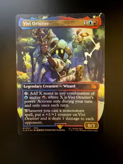 MTG Final Fantasy English Vivi Ornitier Borderless 0321 Foil - Image 1