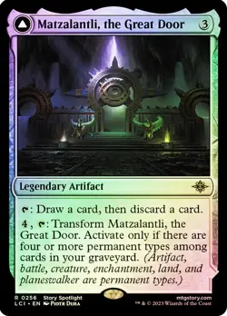 MTG *FOIL* Matzalantli, the Great Door, The Core - Lost Caverns of Ixalan - NM - Image 1