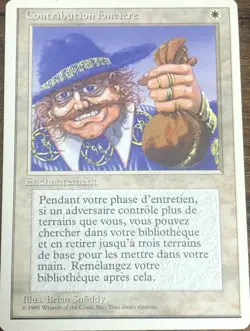 Land Tax French Fourth Edition MTG Magic - Image 1