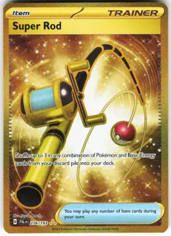 Super Rod - 276/193 Pokemon SV02: Paldea Evolved Holo Hyper Rare NM - Image 1