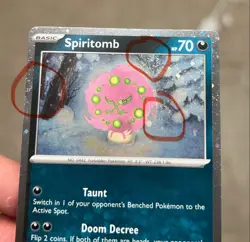 TRIPLE SWIRL 🌀 Spiritomb 129/198 Cosmos Holo Exclusive - Pokemon TCG NM - Image 1