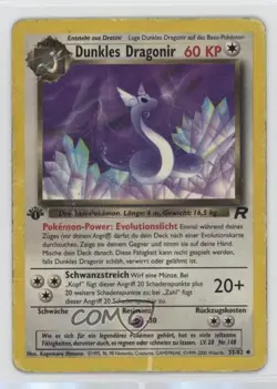 Dark Dragonair German 1st Ed. Pokemon Team Rocket #33 2000 - Image 1