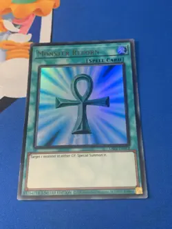 Yugioh Monster Reborn LART-EN074 Ultra Rare Lost Art Alternative NM - Image 1