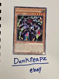 Yugioh - Zubababancho Gagagacoat (Rare) (Unlimited) - LED6-EN035 P - Image 1
