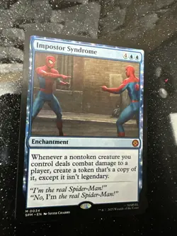 Impostor Syndrome mythic magic the gathering spider man trading card singles - Image 1