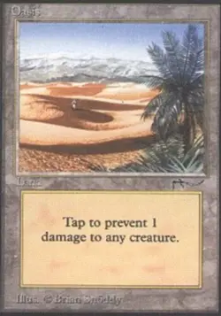 MTG magic cards 1x Oasis Arabian Nights Moderate Play, English - Image 1