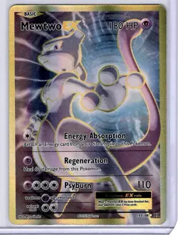 Mewtwo Ex 103/108 Full Art Ultra Rare Holo 2016 XY Evolutions Pokemon Card - Image 1