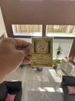 Pokemon Thicc Pikachu Card Handmade By Kids Custom Card - Image 1