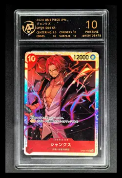 2024 ONE PIECE JPN. cards Shanks OP09-004 SR RPA 10 (SAME AS PSA 10) - Image 1