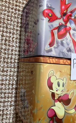 4 x Empty Pokemon Stacking Tins - TCG - USED - (No Packs, No Cards) - Umbreon. - Image 3