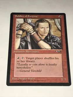 Soldier of Fortune Card Magic The Gathering - Image 1