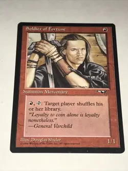 Soldier of Fortune Card Magic The Gathering - Image 2