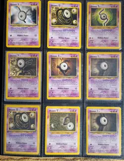 - Unown - Neo Revelation, Genesis - 23 Card LOT - Pokemon TCG - LP / NM - Image 1