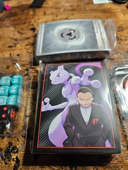Pokemon - Destined Rivals ETB (Empty) energy cards, dice, markers, sleeves - Image 4