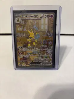 Pokemon TCG Alakazam EX Scarlet & Violet 151 Card 065/165 Holo NM - Image 1