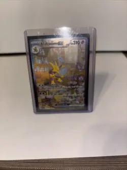 Pokemon TCG Alakazam EX Scarlet & Violet 151 Card 065/165 Holo NM - Image 2