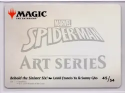 Behold the Sinister Six! Art Card (45/54) - Art Series: Marvel's Spider-Man - Image 2