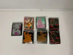 Pokemon Card Deck Sleeves From Elite Trainer Boxes (ETBs) w/ Eevee & Charizard - Image 1