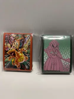 Pokemon Card Deck Sleeves From Elite Trainer Boxes (ETBs) w/ Eevee & Charizard - Image 3