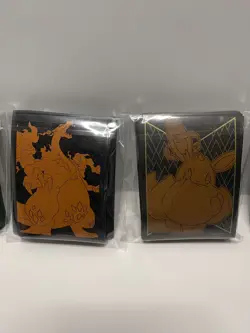 Pokemon Card Deck Sleeves From Elite Trainer Boxes (ETBs) w/ Eevee & Charizard - Image 5