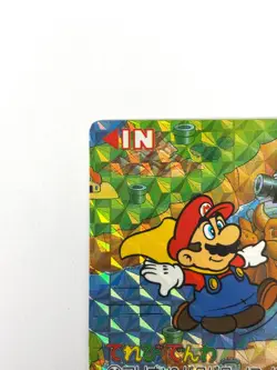 LP Nintendo SUPER MARIO WORLD Card No.12 Mario vs Koopa Troopa Prism Holo JAPAN - Image 2