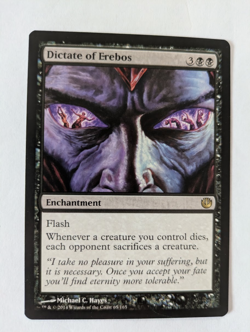 Dictate of Erebos Journey into Nyx MTG Nm Free shipping with tracking - Image 1