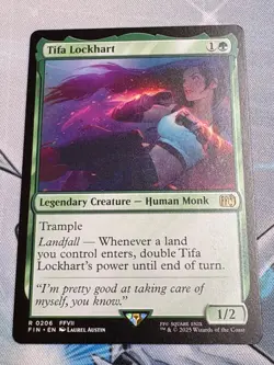 MTG Tifa Lockhart English Final Fantasy FIN NM R0206 - Image 1