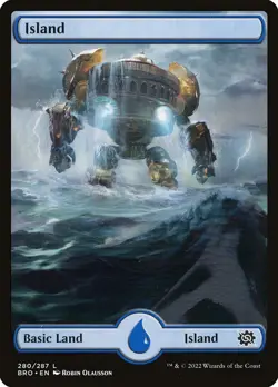 Island Foil (280) The Brothers' War BRO MTG Magic - Image 1