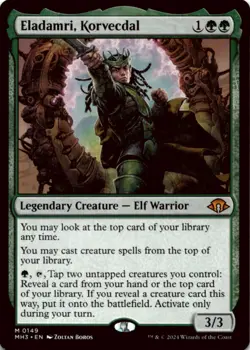 MTG Eladamri, Korvecdal Normal NM Modern Horizons 3 Magic 149 - Image 1