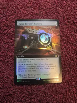 Peter Parkers Camera 0280 (Extended Art) Foil Marvels Spider-Man - Image 1