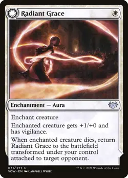 Radiant Grace // Radiant Restraints Foil (031) Innistrad: Crimson Vow VOW MTG - Image 1