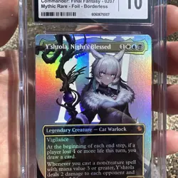 Y'shtola Night's Blessed MTG Final Fantasy - Mythic Borderless Foil CGC 10 🔥 - Image 3