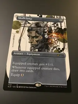 MTG Secret Lair #1112 Skullclamp Borderless - Image 1
